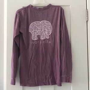 Ivory Ella T-shirt! Faded purple, very comfy/cute
